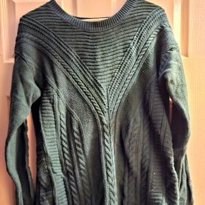 A.N.A long cable knit sweater
